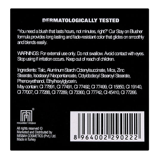 Masarrat Misbah Stay On Blusher, Shell Bronze