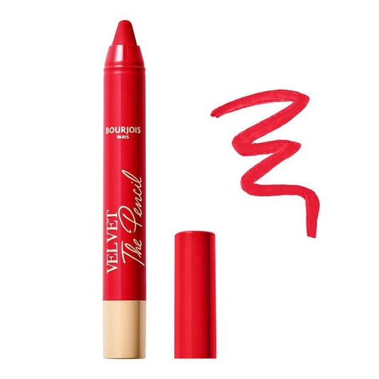 Bourjois Velvet The Pencil 2in1 Lipstick & Lip Liner, 07 Rouge Es-Carmin