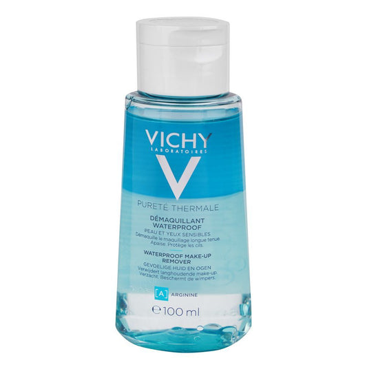 Vichy Purete Thermale Waterproof Eye Make-up Remover, For Sensitive Eyes, 100ml
