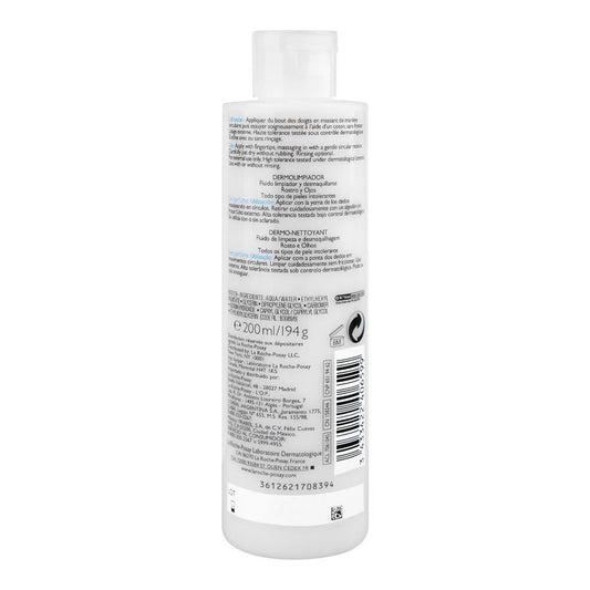 La Roche-Posay Toleriane Dermo Milky Cleanser and Makeup Remover, For Sensitive Skin, 200ml