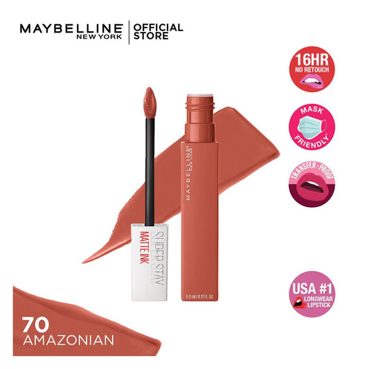 Maybelline New York Superstay Matte Ink Lipstick, 70 Amazonian