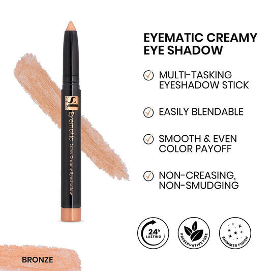 ST London Eyematic 24Hrs Creamy Eyeshadow, Bronze
