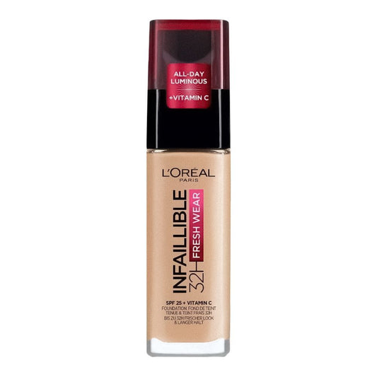 L'Oreal Paris Infallible 32H Fresh Wear Foundation, 200 Lin Naturel