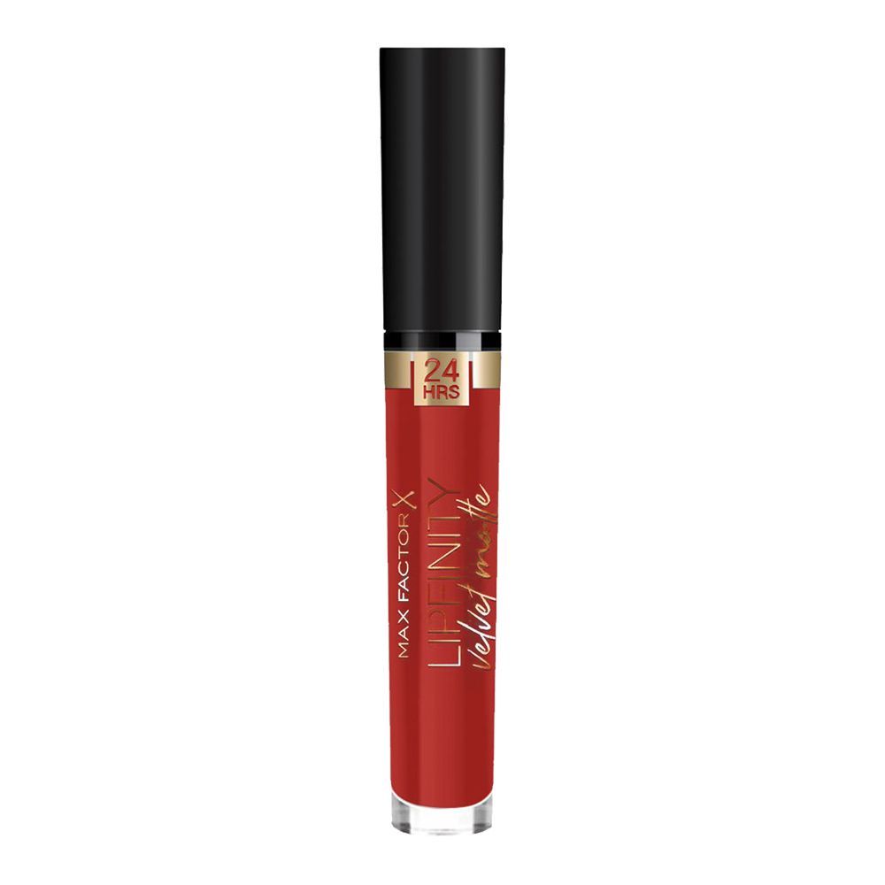 Max Factor Lipfinity Velvet Matte Lipstick 025 Red Luxury