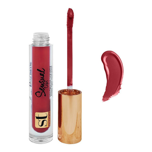 ST London Sensual Lips Creamy Matte Liquid Lipstick, Ultra Pigmented, Long Lasting, Berry Bites, 3.5ml