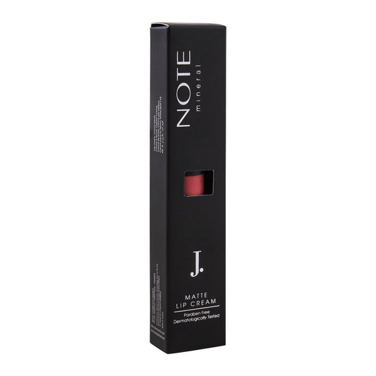 J. Note Mineral Matte Lip Cream, 03 Rose Sorbet, Paraben Free
