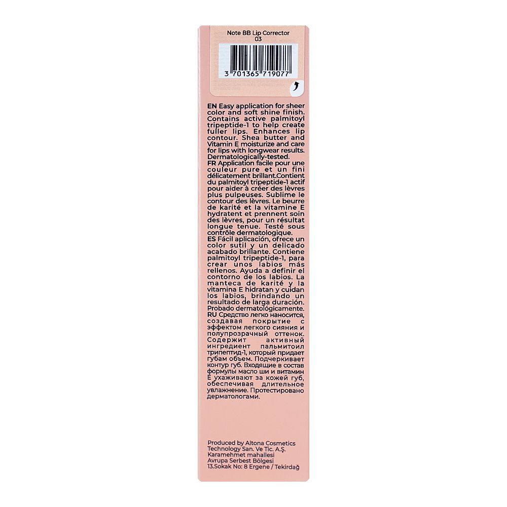 J. Note BB 3D Effect Lip Corrector, 03