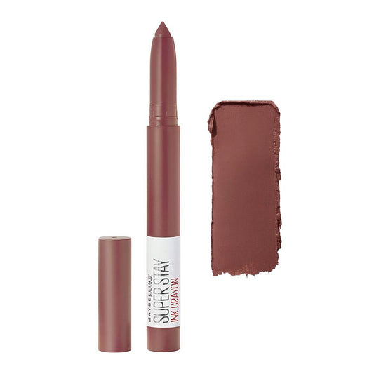 Maybelline New York Super Stay Ink Crayon Matte Longwear Lipstick, 8hrs long wear Matte Lipstick - 20 Enjoy The View
