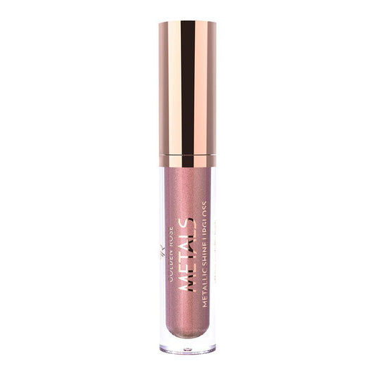 Golden Rose Metals Metallic Shine Lip Gloss, 03, Rose Gold
