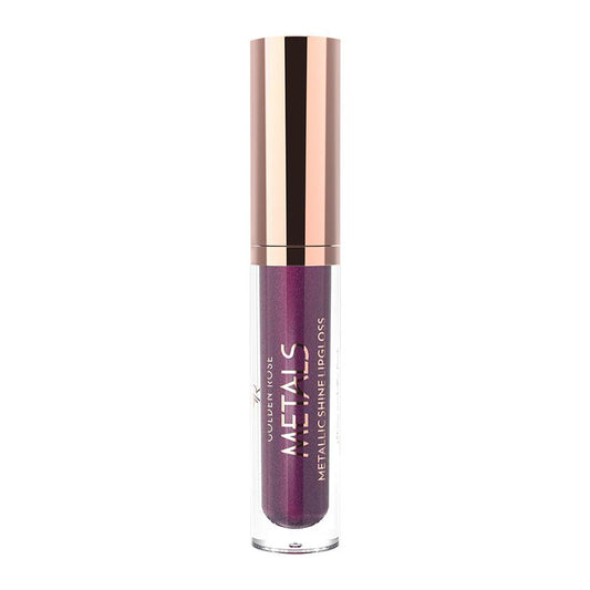 Golden Rose Metals Metallic Shine Lip Gloss, 07, Wine Red