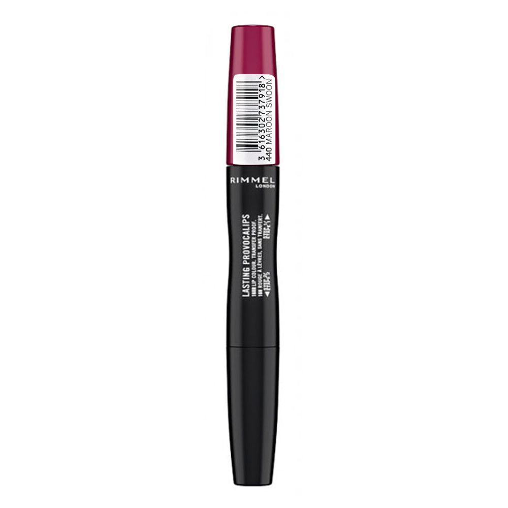 Rimmel Lasting Provocalips 18H Lip Colour, 440, Maroon Swoon