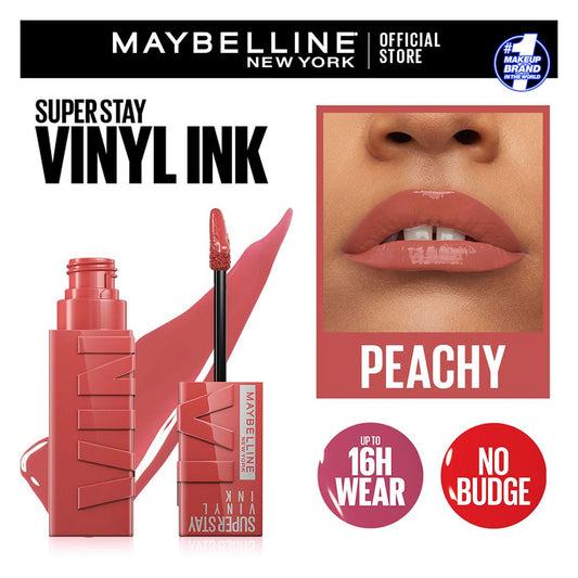 Maybelline New York Superstay Vinyl Ink Longwear Liquid Lipstick, 15, Peachy