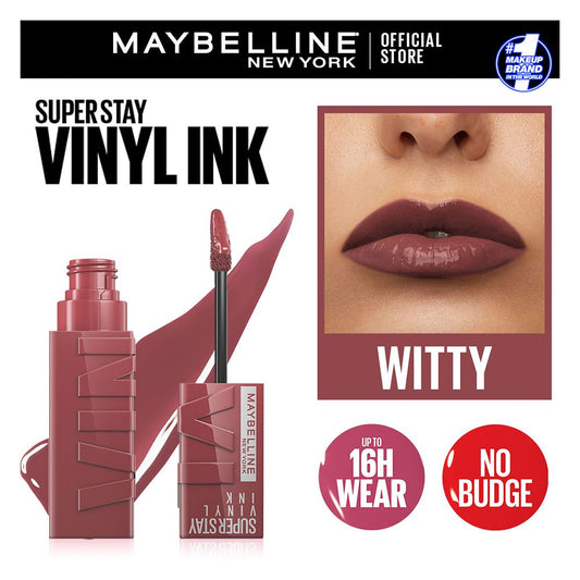 Maybelline New York Superstay Vinyl Ink Longwear Liquid Lipstick, 40, Witty