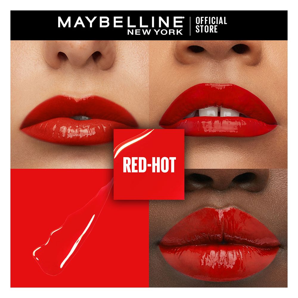 Maybelline New York Superstay Vinyl Ink Longwear Liquid Lipstick, 25, Red-Hot