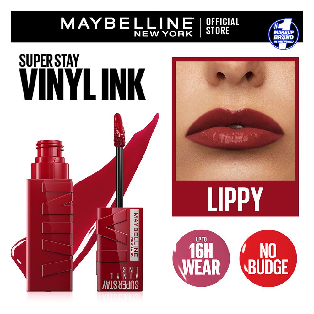 Maybelline New York Superstay Vinyl Ink Longwear Liquid Lipstick, 10, Lippy