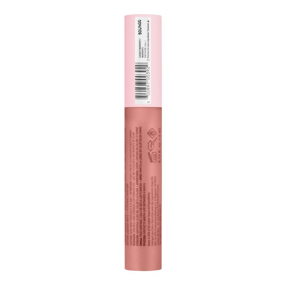 NYX Lip Lingerie XXL Matte Liquid Lipstick, Undress'D, LXXL01