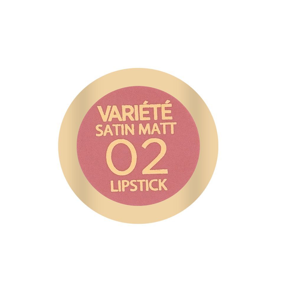 Eveline Variiete Satin Matt Lip Liquid Lipstick, 02 Raspberry Cream