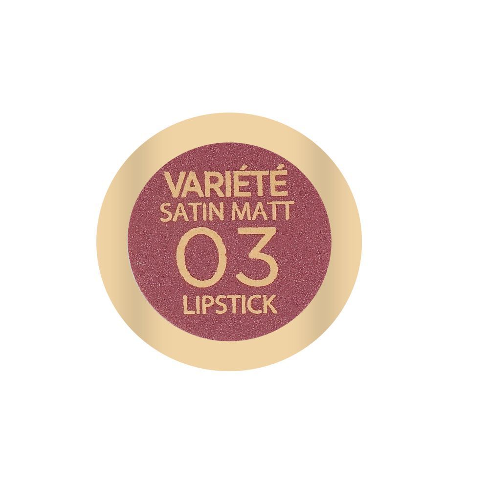 Eveline Variiete Satin Matt Lip Liquid Lipstick, 03 Berry Shake