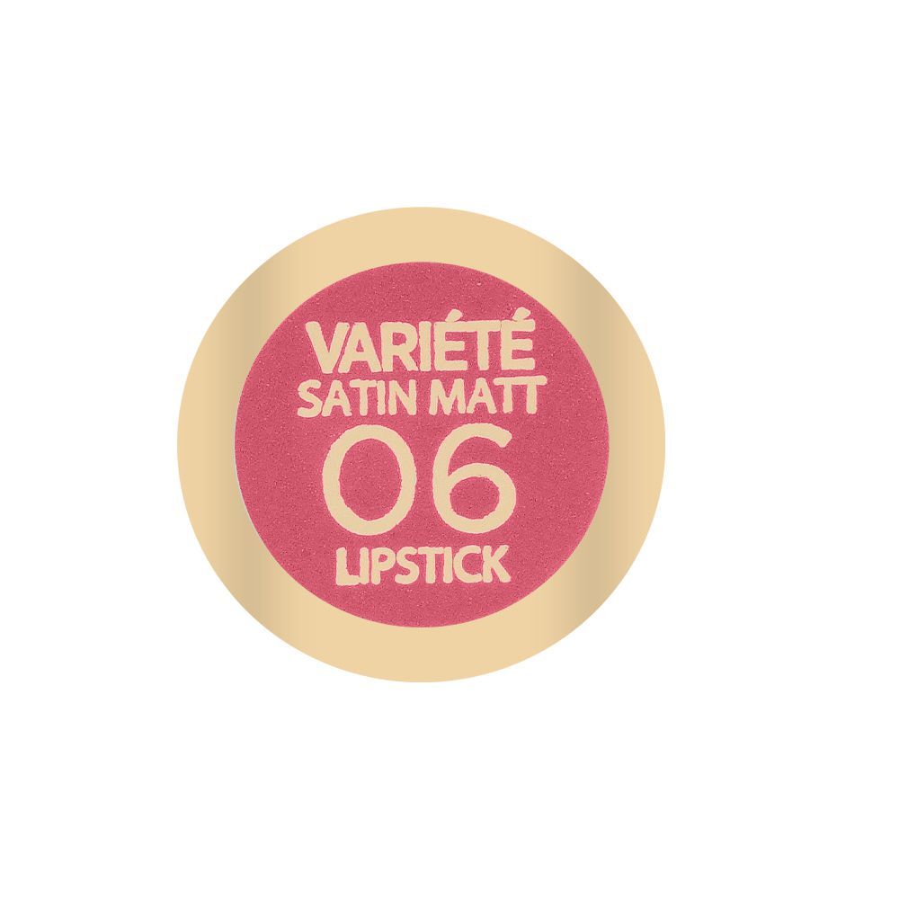 Eveline Variiete Satin Matt Lip Liquid Lipstick, 06 Strawberry Cocktail