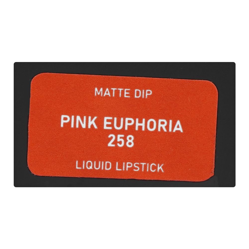 Vi'da New York Matte Dip Liquid Lipstick, 258, Pink Euphoria, 3ml