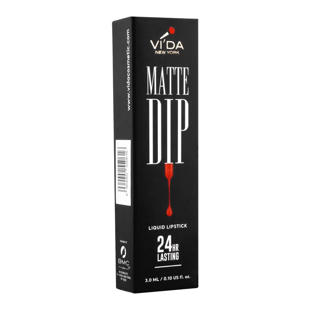 Vi'da New York Matte Dip Liquid Lipstick, 257, Rosewood, 3ml