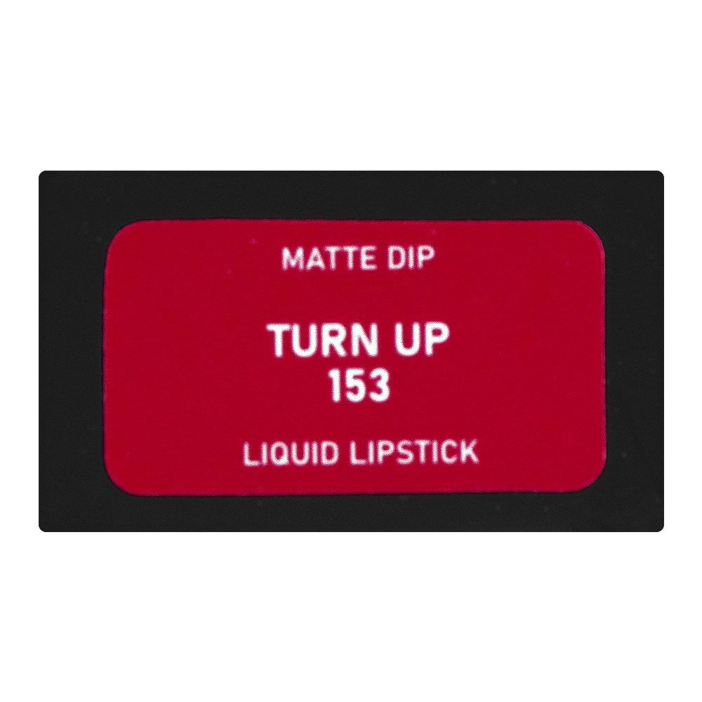 Vi'da New York Matte Dip Liquid Lipstick, 153, Turn Up, 3ml