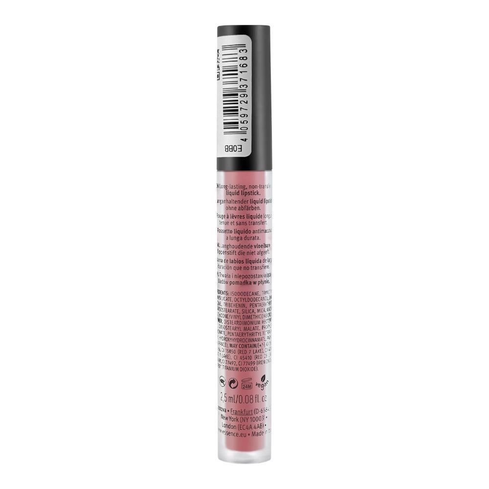 Essence 8H Matte Liquid Lipstick, 04, Rosy Nude