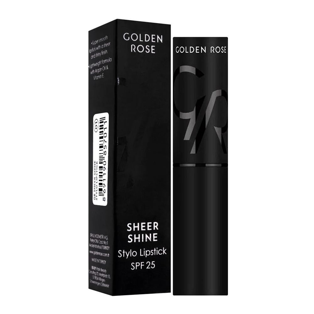 Golden Rose Sheer Shine SPF-25 Stylo Lipstick, 01