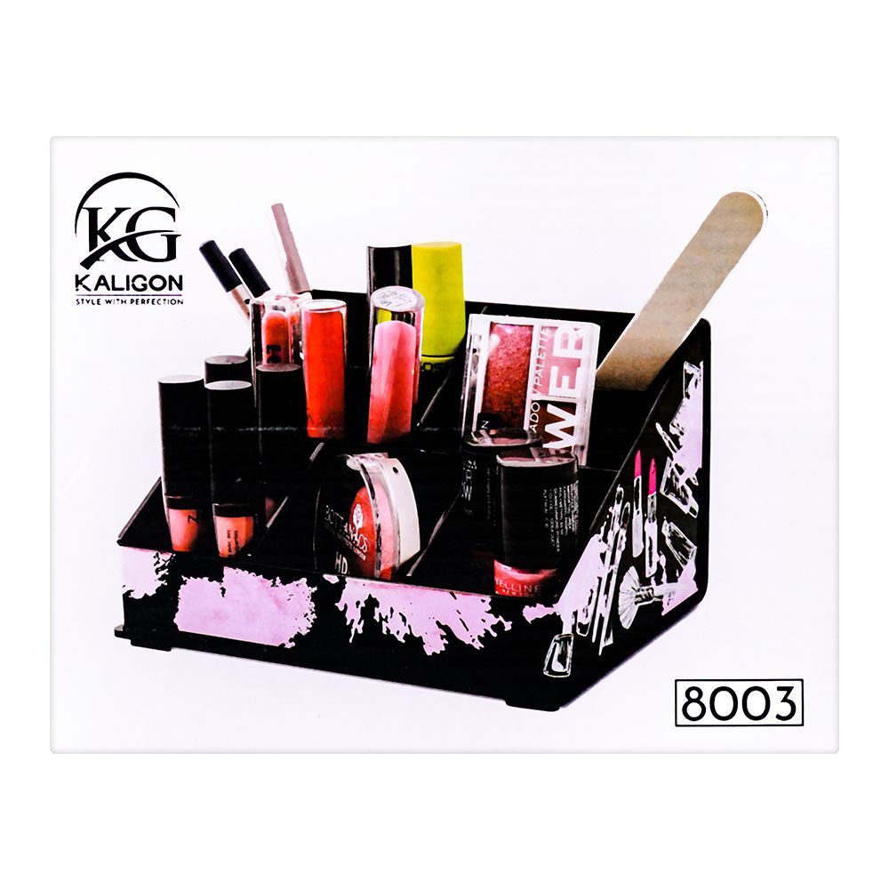 Kaligon Beauty Organizer, 8003-Black