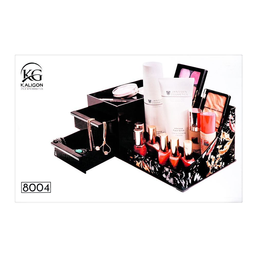 Kaligon Beauty Organizer, 8004-Black