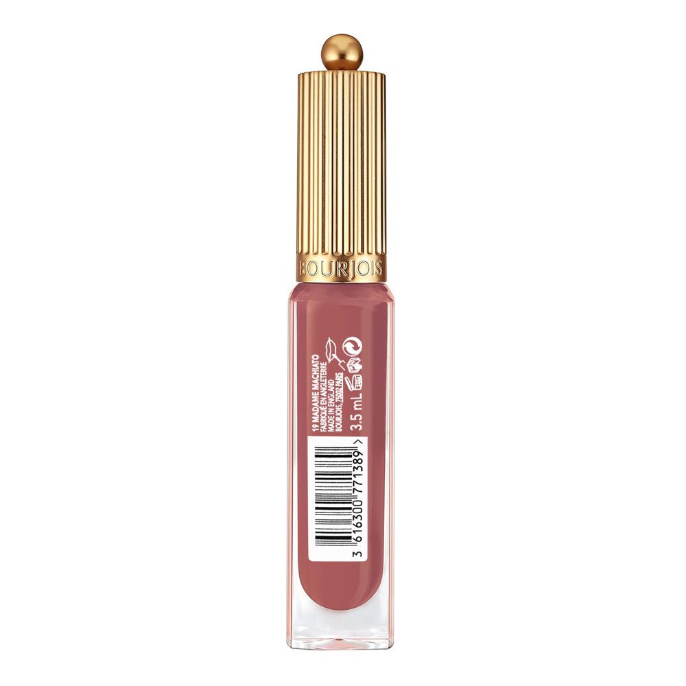 Bourjois Rouge Velvet Ink Liquid Lipstick, 19 Madame Macchiato, 3.5ml