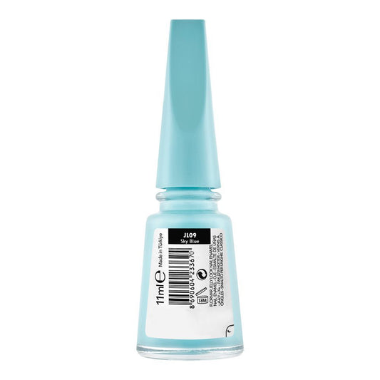 Flormar Jelly Look Nail Enamel, JL09 Sky Blue, 11ml