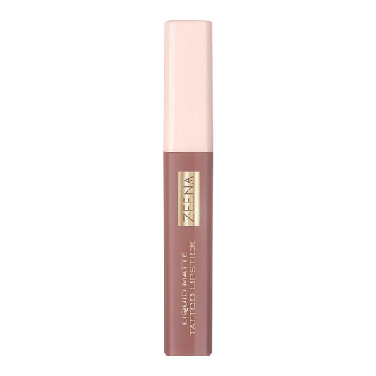Zeena Liquid Matte Tattoo Lipstick, 050 Caramel Crush, 5ml