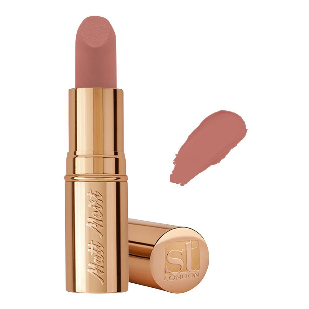 ST London Matte Moist Long Lasting Lipstick, Murmor