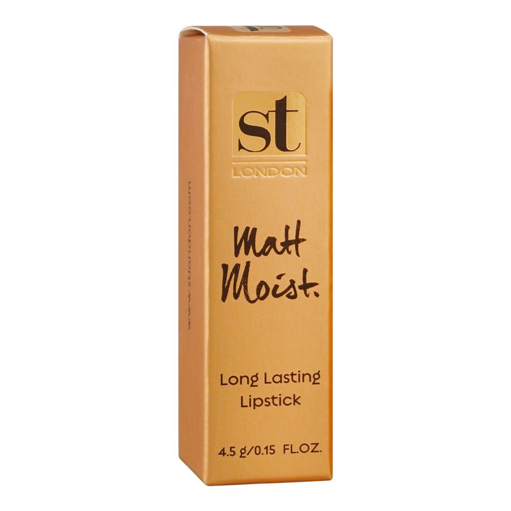 ST London Matte Moist Long Lasting Lipstick, Murmor