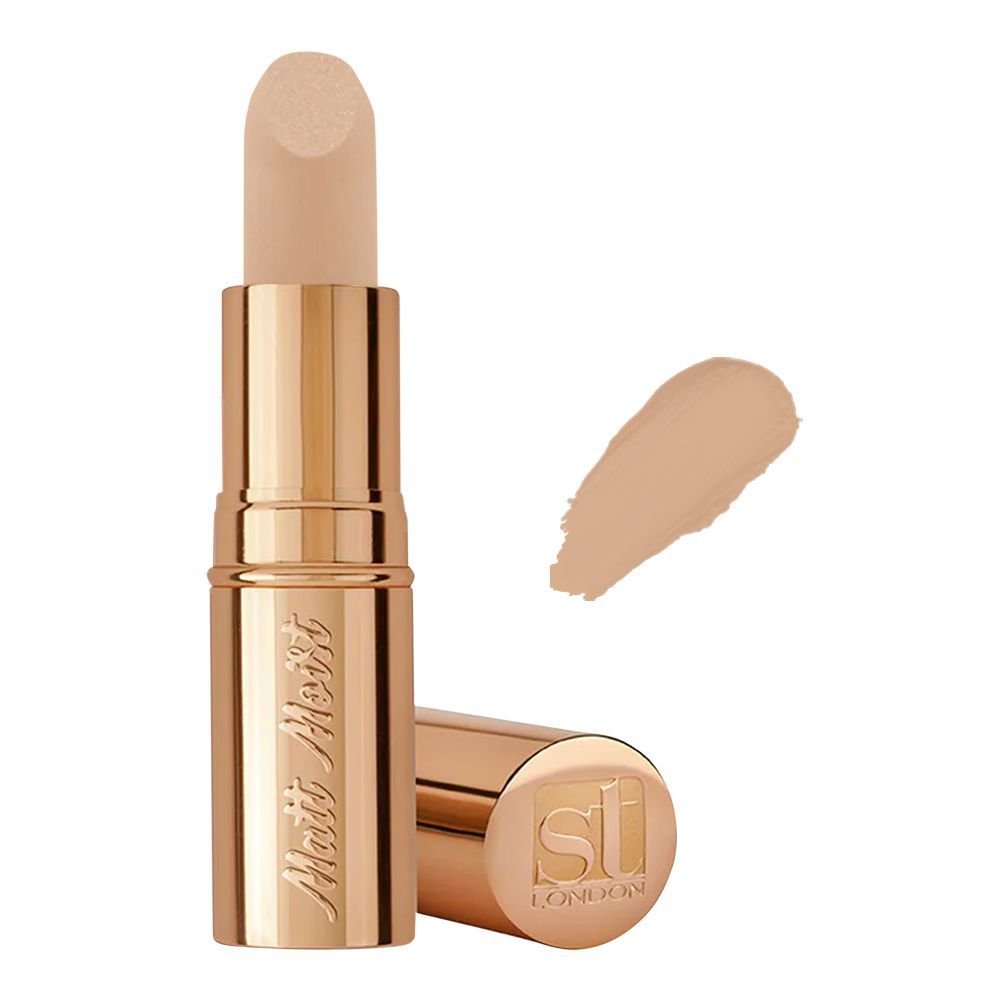 ST London Matte Moist Long Lasting Lipstick, Latte