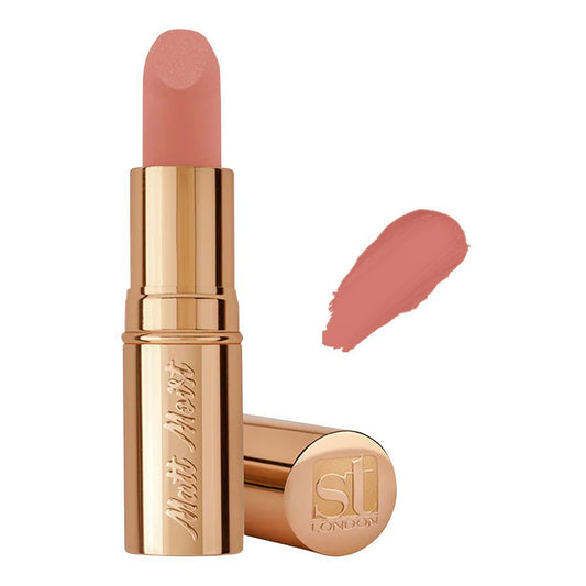 ST London Matte Moist Long Lasting Lipstick, Spice Nude