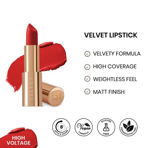 ST London Velvet Ultra-Matt Lipstick, High Voltage