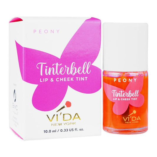 Vi'da New York Tinterbell Lip & Cheek Tint, 10ml, Tint Peony