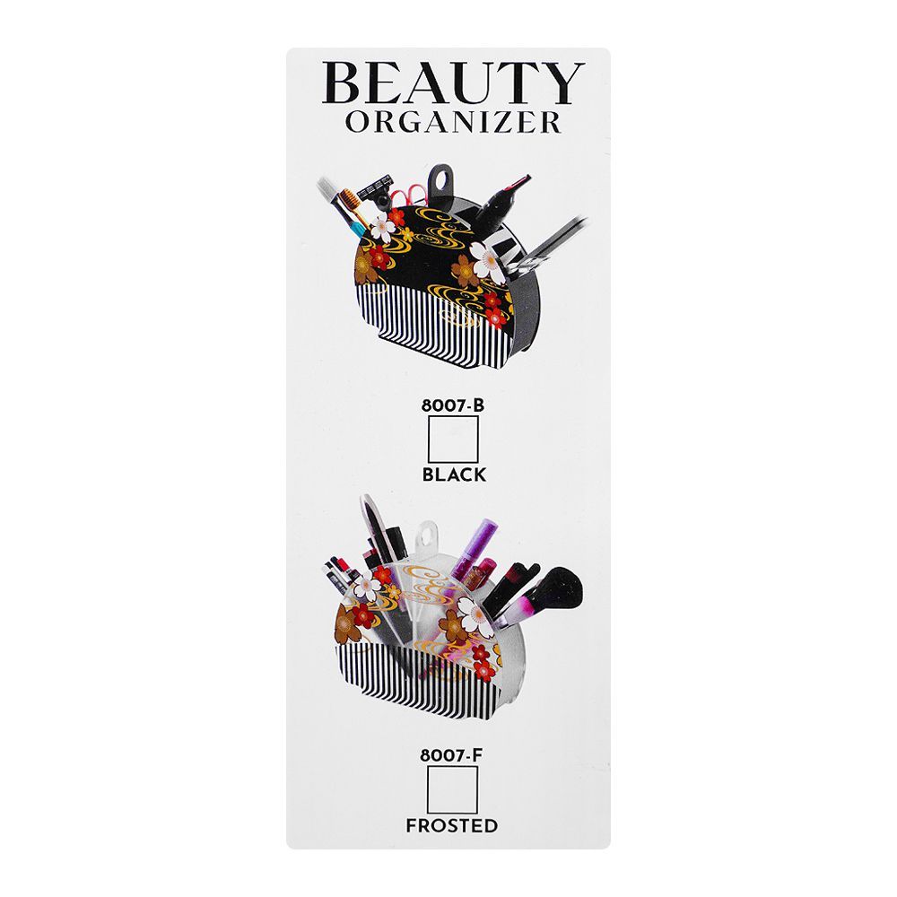 Kaligon Beauty Makeup Organizer, Black, 8007-B