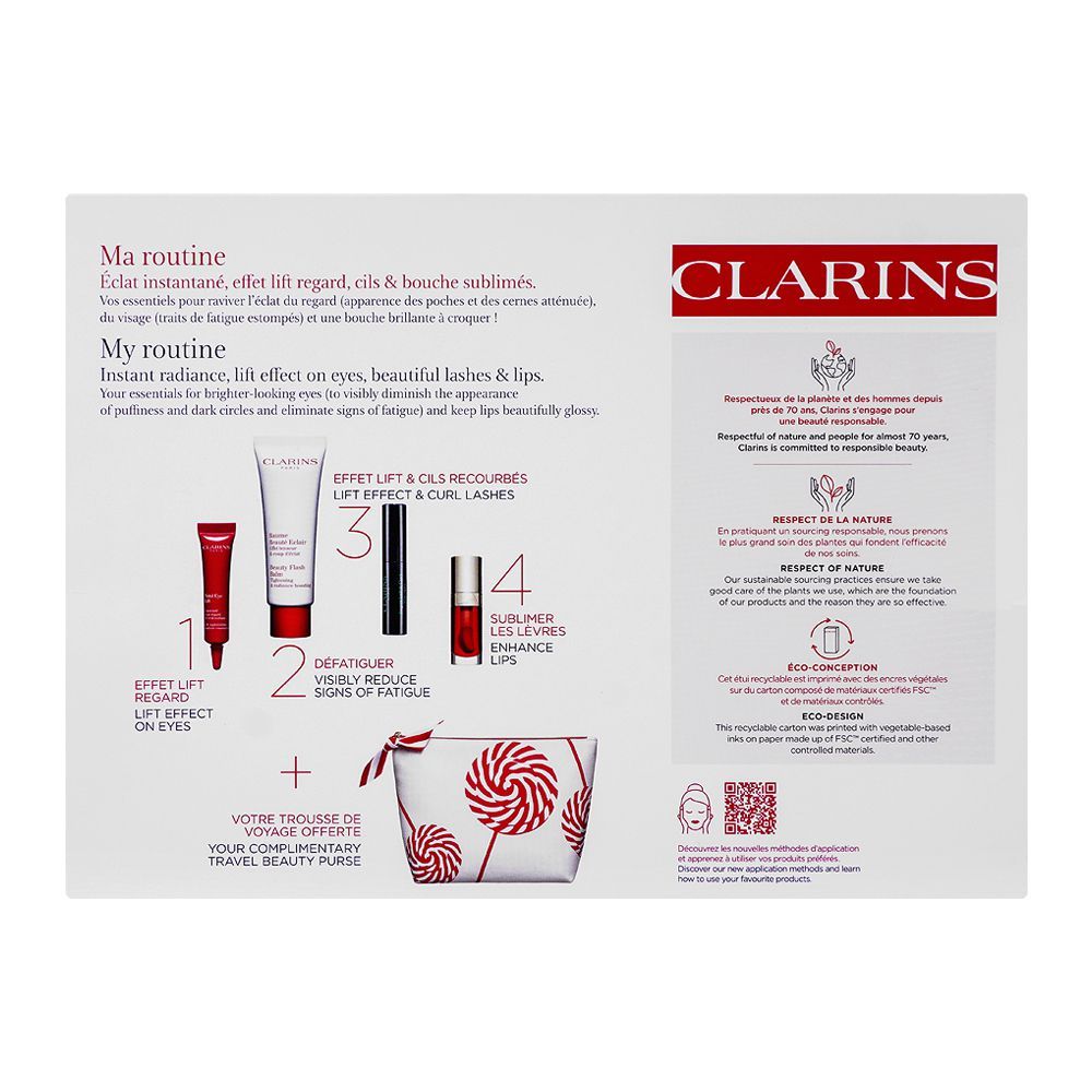 Clarins My Radiance Routine, Makeup Lips, Value Pack