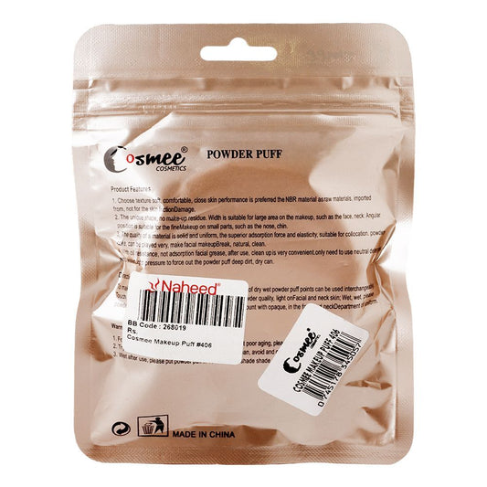Cosmee Makeup Puff, 1-Pack, 406
