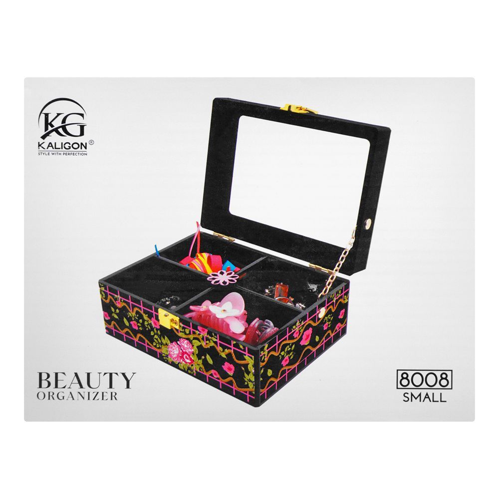 Kaligon Beauty Organizer, Small, Frosted, 8008-F