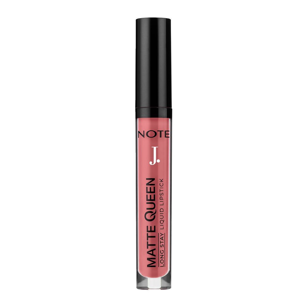 J. Note Matte Queen Long Stay Liquid Lipstick, 4ml, 07 Proud Pink