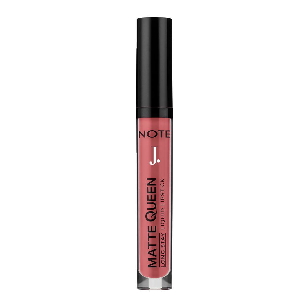 J. Note Matte Queen Long Stay Liquid Lipstick, 4ml, 10 Her Favorite