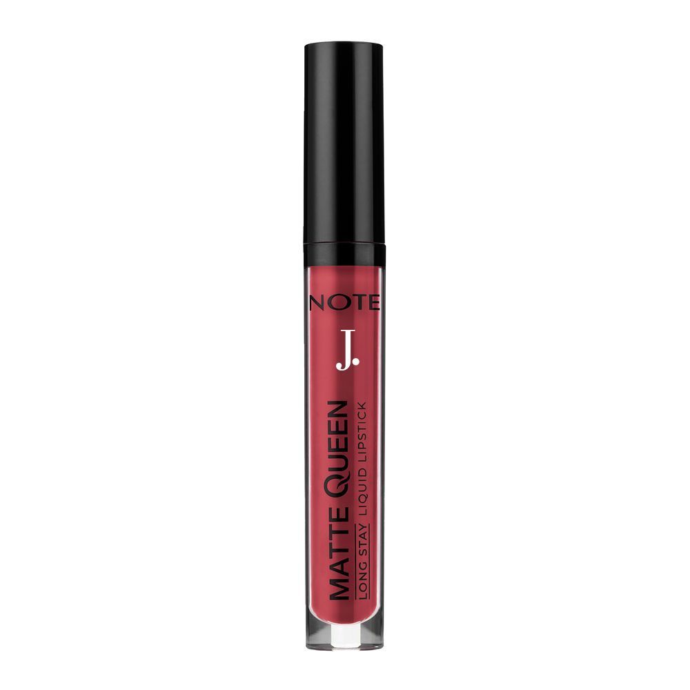 J. Note Matte Queen Long Stay Liquid Lipstick, 4ml, 13 Red Elegance