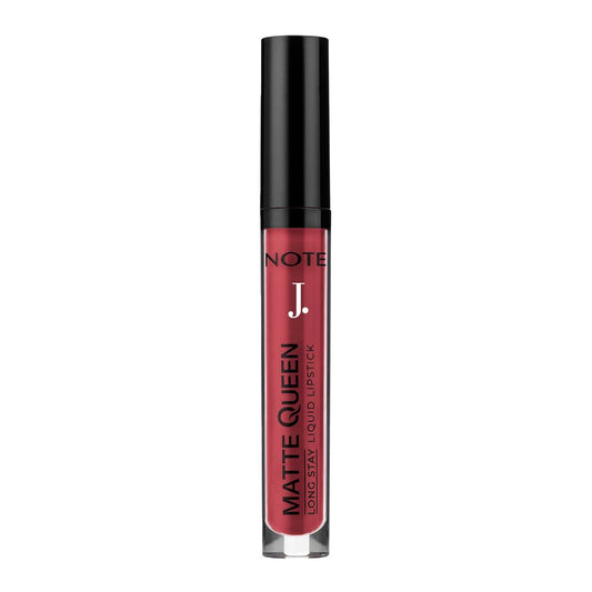 J. Note Matte Queen Long Stay Liquid Lipstick, 4ml, 13 Red Elegance