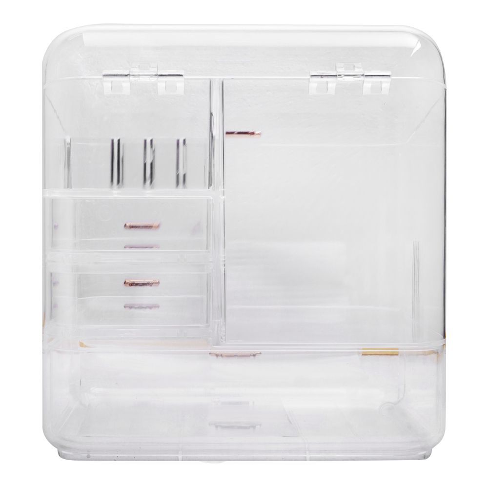 Matrix Transparent Multilayer Cosmetic Organizer With Drawers, Make Up Stands For Accessories