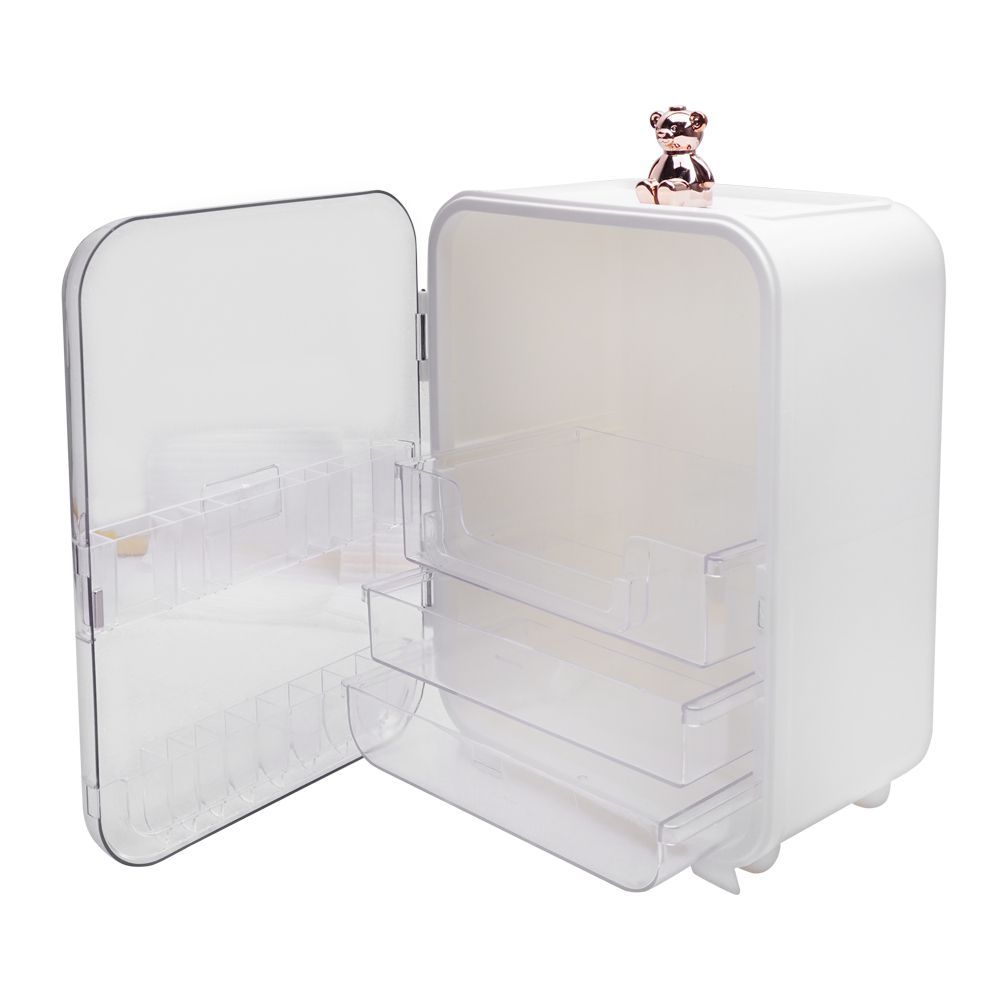 Matrix Clear View Cosmetic Organizer With Mirror & Led, Make Up Stands For Accessories