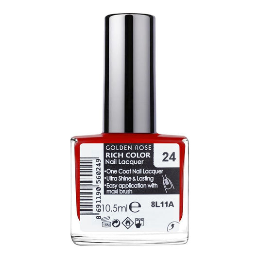 Golden Rose Rich Color Nail Polish/Lacquer, No. 24